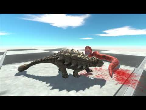 Titanoboa Vs ankylosaurus