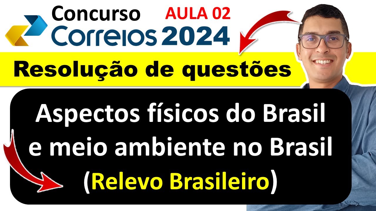 Classificação de Relevo do Brasil Jurandyr Ross | Conhecimentos Gerais Correios #correios2024