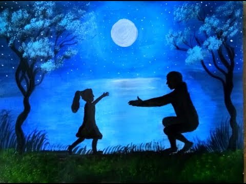 FATHER'S DAY ACRYLIC (EASY) FOR BEGINNERS STEP BY STEP...