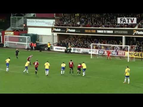 Brentford vs Staines Town 5-0, FA Cup First Round Proper 2013-14 highlights