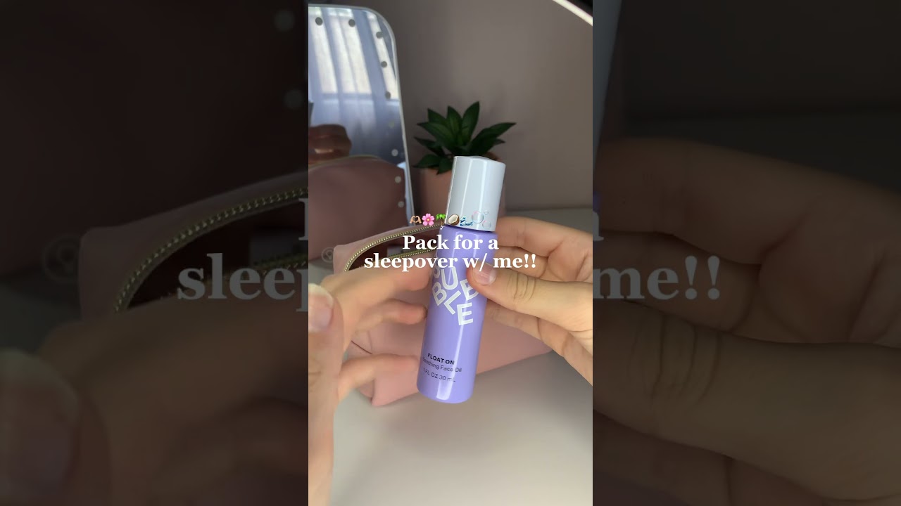 Pack for a sleepover w/ me!! 🫶🏼 #blowup #preppy #skincare #shorts #viral