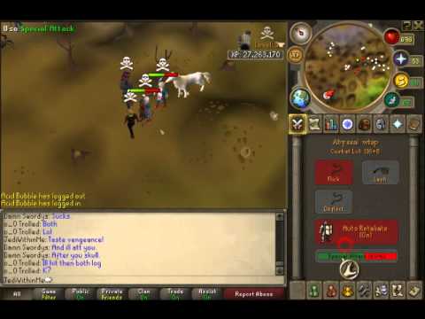 Runescape pking when keeping it real goes wrong