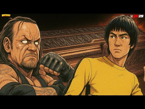 WWE 2K25: Undertaker vs Bruce Lee Casket Match