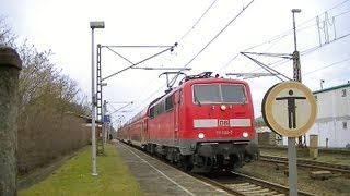 preview picture of video 'Zweimal Baureihe 111 im Bahnhof Dörpen / DB Class 111 in Dörpen (Germany)'