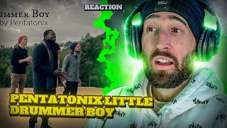 PENTATONIX - LITTLE DRUMMER BOY [RAPPER REACTION]