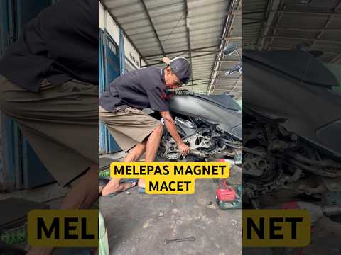 Bikin susah karena sudah rusak drat magnetnya