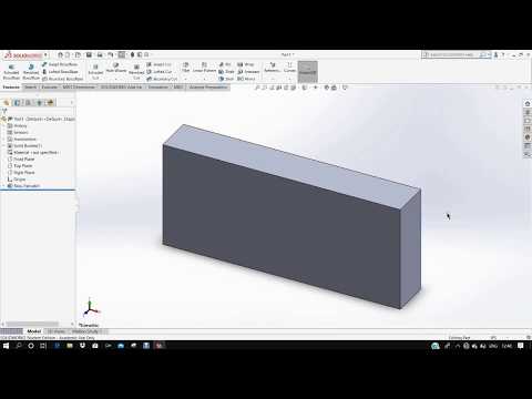 Starting with basics of Solidworks