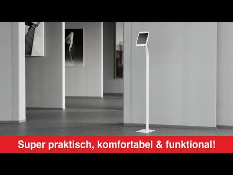 Artikelvideo 1 für Neomounts Tablet-Bodenständer FL15-625WH1 weiß für 1 Tablet, Artikelnummer 960688