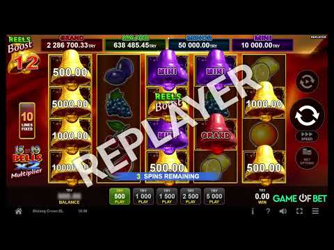 GAME OF BET | Shining Crown VIP Bell Link Dudak Uçuklatan Kazanç !