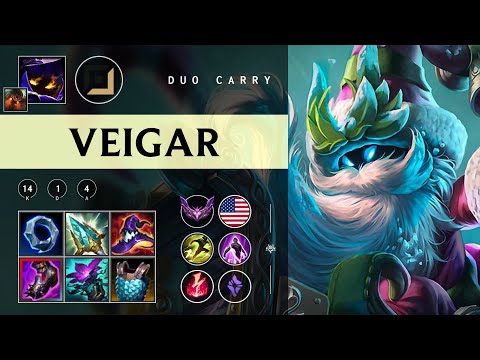 Veigar Carry vs Miss Fortune - NA Master Patch 25.24