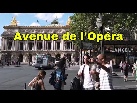 🇫🇷 Walking tour in Paris Avenue de l'Opéra 🚶