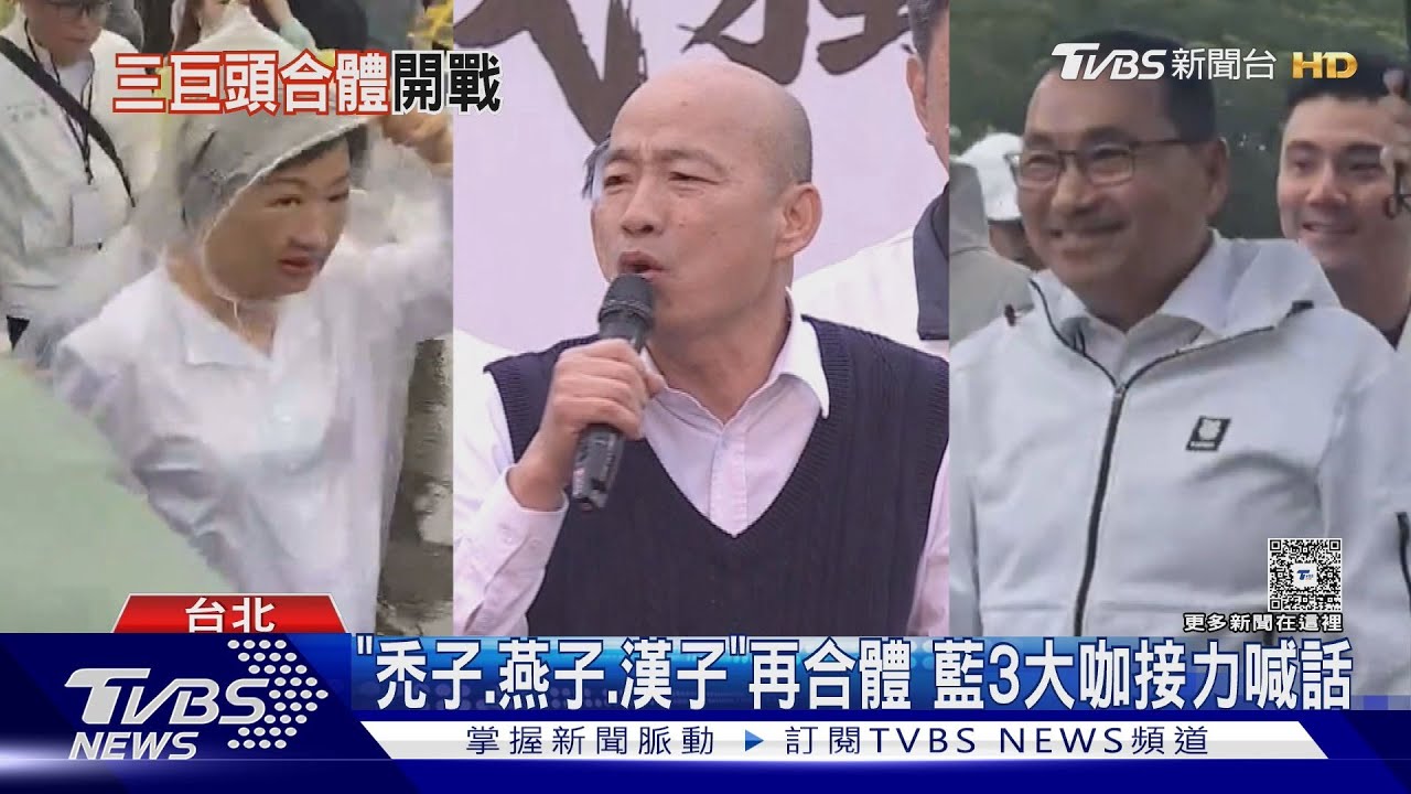 「禿子、燕子、漢子」再合體 藍3大咖接力喊話