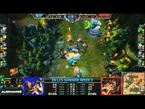 (HD412) LCS Summer Split Week 3 - MYM vs NIP -