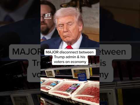 MAJOR disconnect between Trump admin & his voters on economy