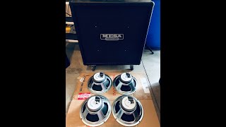Video thumbnail for G12T-75 vs V30 in a Mesa 4x12 Traditional Rectifier cabinet. Mark IIC++ action! by TIGHTEN