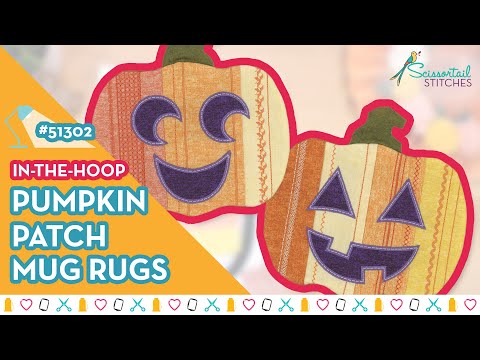 Embroider an In the Hoop Pumpkin Patch of your very own!