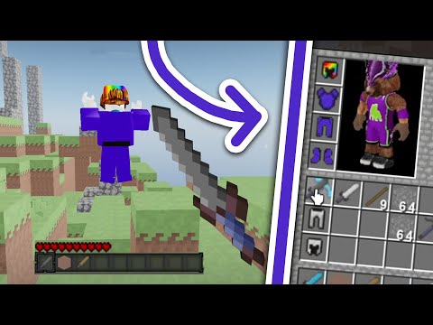 This Got Me INSTANTLY OVERPOWERED!! Minecraft in Roblox | Minerblocks