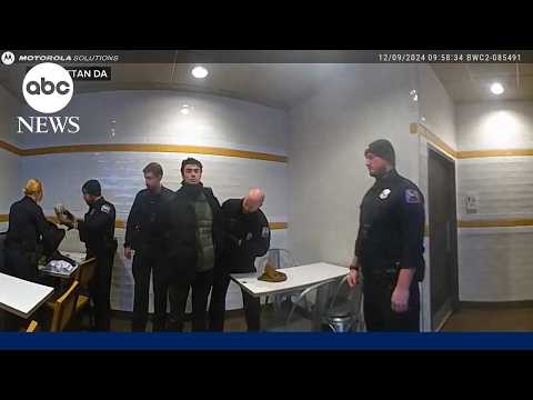 Luigi Mangione's arrest seen in newly-released bodycam footage