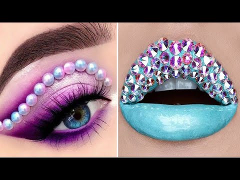 Extreme Glam Makeup Transformation ✨  Pearl & Crystal Artistic Makeup Ideas 2025  MUA Tutorial