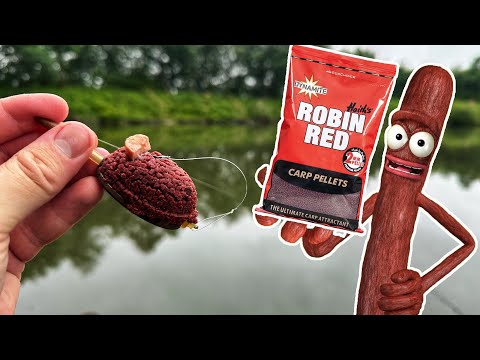 Method Feeder Fishing With Peperami and Robin Red Pellets | Supermarket Baits