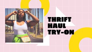 THRIFT STORES ARE OPEN ⎮THRIFT HAUL + TRY-ON #1