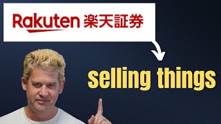 Selling Japanese shares, ETFs, and mutual funds on Rakuten Securities