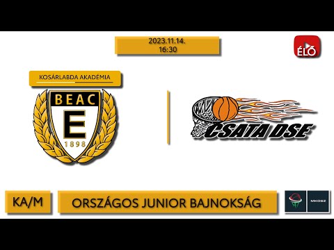 U18 🏀 BEAC-Újbuda KA/M - CSATA DSE