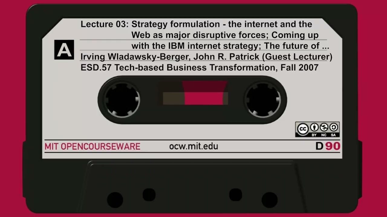 Strategy Formulation: The Internet and the Web as Major Disruptive Forces