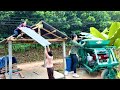 Build A Small Shed To Store The Concrete Mixer Ma Thị Hieu
