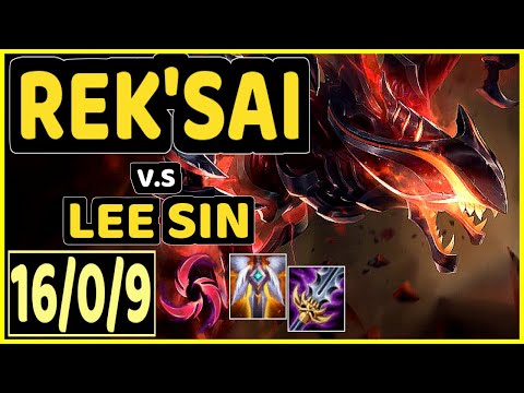 4LAN (REK'SAI) vs LEE SIN - 16/0/9 KDA JUNGLE GAMEPLAY - BR Ranked MASTER