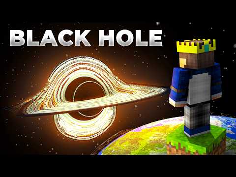 HOW I BUILD A BLACK HOLE in Minecraft Hardcore...