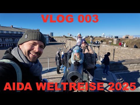 Aida World Cruise 2025 - VLOG 003 - Atlantic Crossing and Canada Halifax