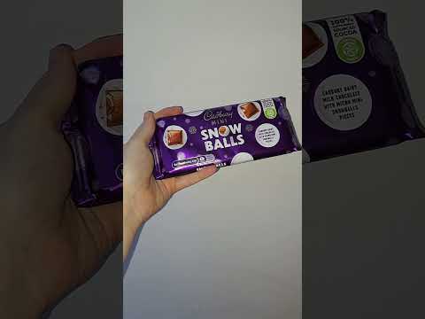 CADBURYS SNOWBALLS 🍫 #shorts #cadbury #chocolate #candy #snowballs