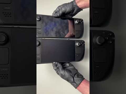 Steam Deck Anti-Glare Etched Glass Comparison #steamdeck