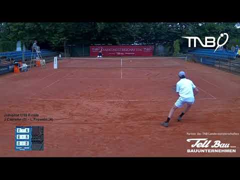 TNB Landesmeisterschaften der Jugend: Junioren U18 Finale J.Camehn (3) - L.Frowein (4)
