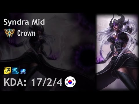 Syndra Mid vs Corki - Crown - KR Challenger Patch 7.4