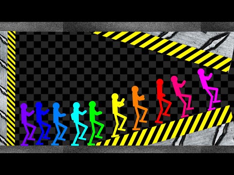 Survival Stickman Race : Run From the Trap