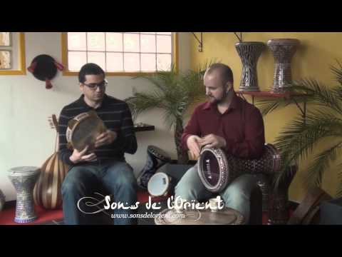 Riq and Darbuka - Wahda and Chiftetelli rhythms