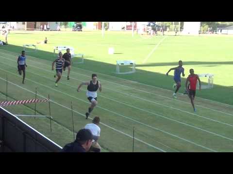 Liam Buck - 100m at Paarl Boys Athletics
