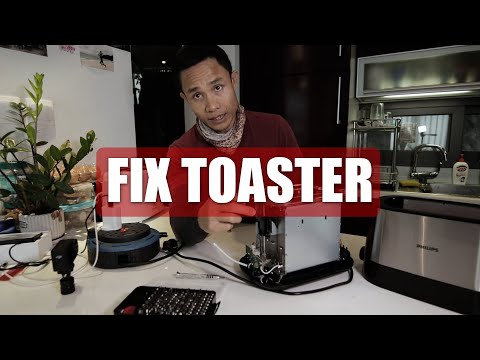 How to Fix Toaster: The Lever Won’t Stay Down and No Electric Light