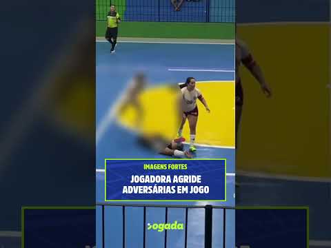 Vídeo: Jogadora agride adversárias durante jogo de futsal feminino no Eusébio