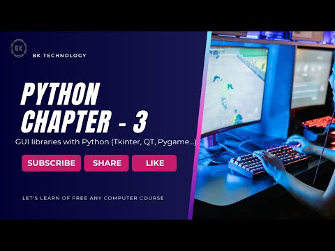 Python Classes Chapter 3 The Gui Libraries With Python Tkinter Qt Pygame