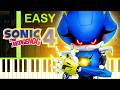 Boss Metal Sonic SONIC THE HEDGEHOG 4 EASY Piano Tutorial
