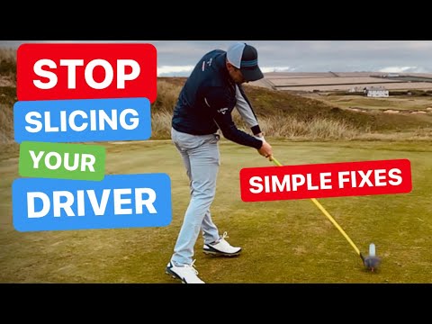 STOP SLICING YOUR DRIVER - GOLF SWING BASICS FOR ALL GOLFERS