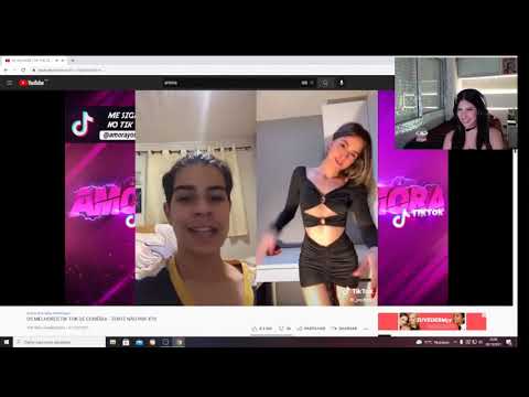 GIOVANNA REAGINDO OS MELHORES TIK TOK DE COMÉDIA - TENTE NÃO RIR! #80