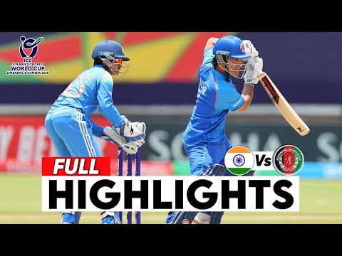 India vs Afghanistan Under 19 World Cup 2026 Semi Final Match Highlights 2026 | IND vs AFG Highlight