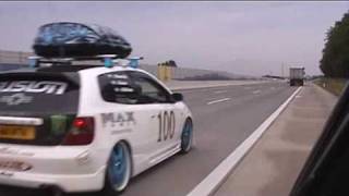 Modball 2009 - On the road with Max Power lads - Team Black Hawk