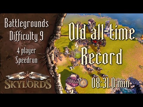 Battlegrounds Speedrun in 08:31.0 | 4 player rPvE 9 - November 2020 | Skylords Reborn (BattleForge)