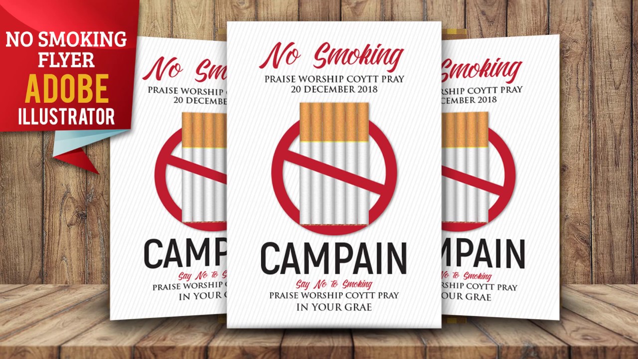 No Smoking Awareness Flyers