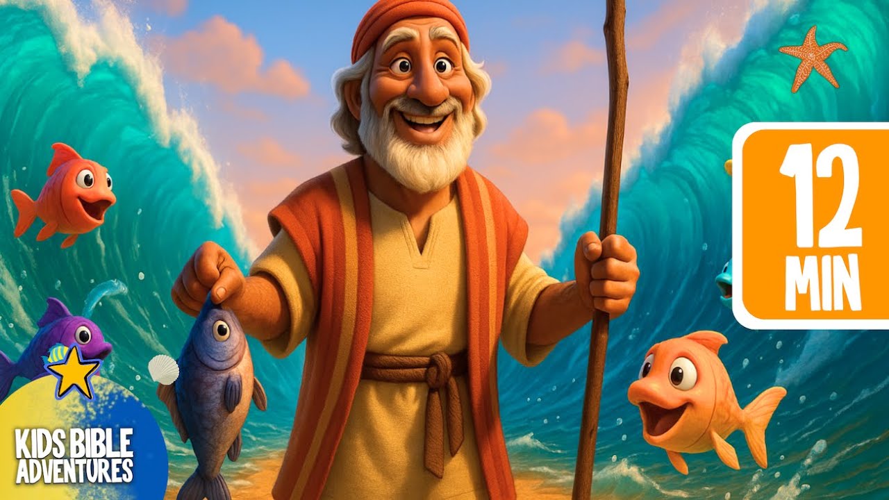The Amazing Story of Moses: How He Split the Sea! 🌊 | Bible Tales